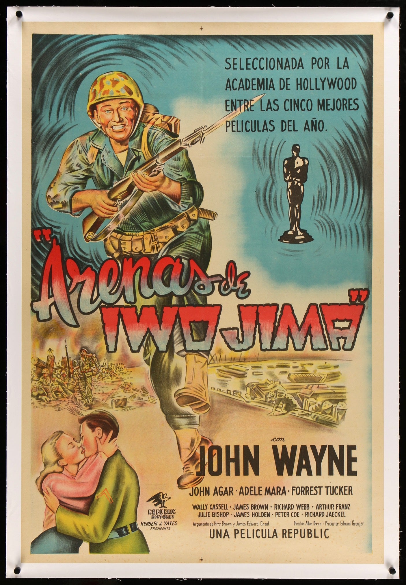 Sands of Iwo Jima (1950) original movie poster for sale at Original Film Art - Vintage Movie Posters