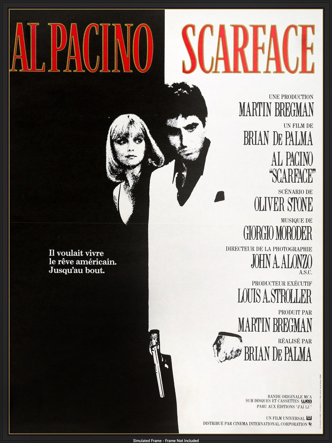 Scarface (1983) original movie poster for sale at Original Film Art - Vintage Movie Posters