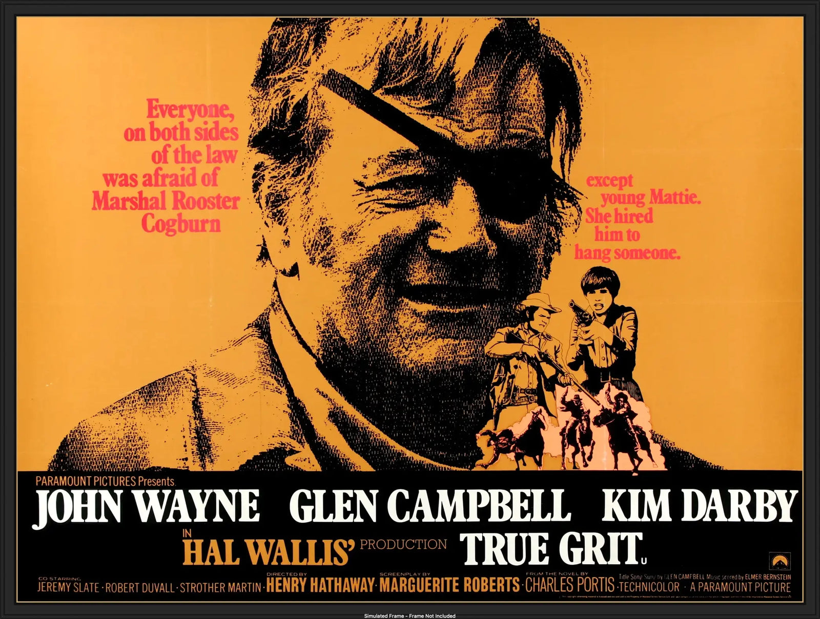 True Grit (1969) original movie poster for sale at Original Film Art - Vintage Movie Posters