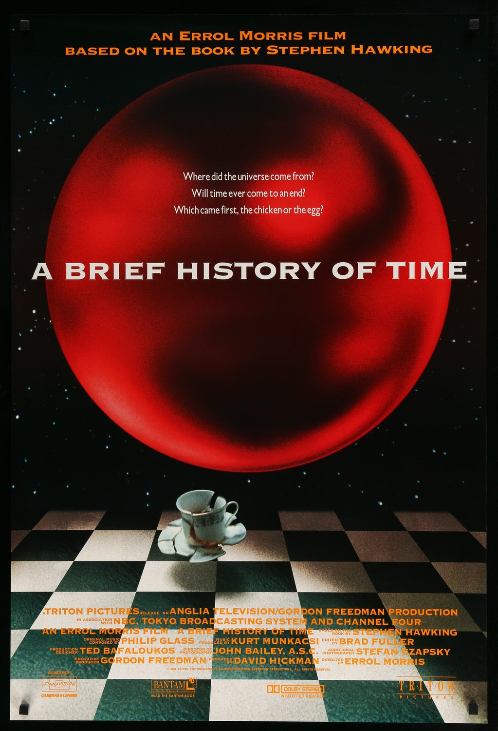 Brief History of Time (1992) original movie poster for sale at Original Film Art