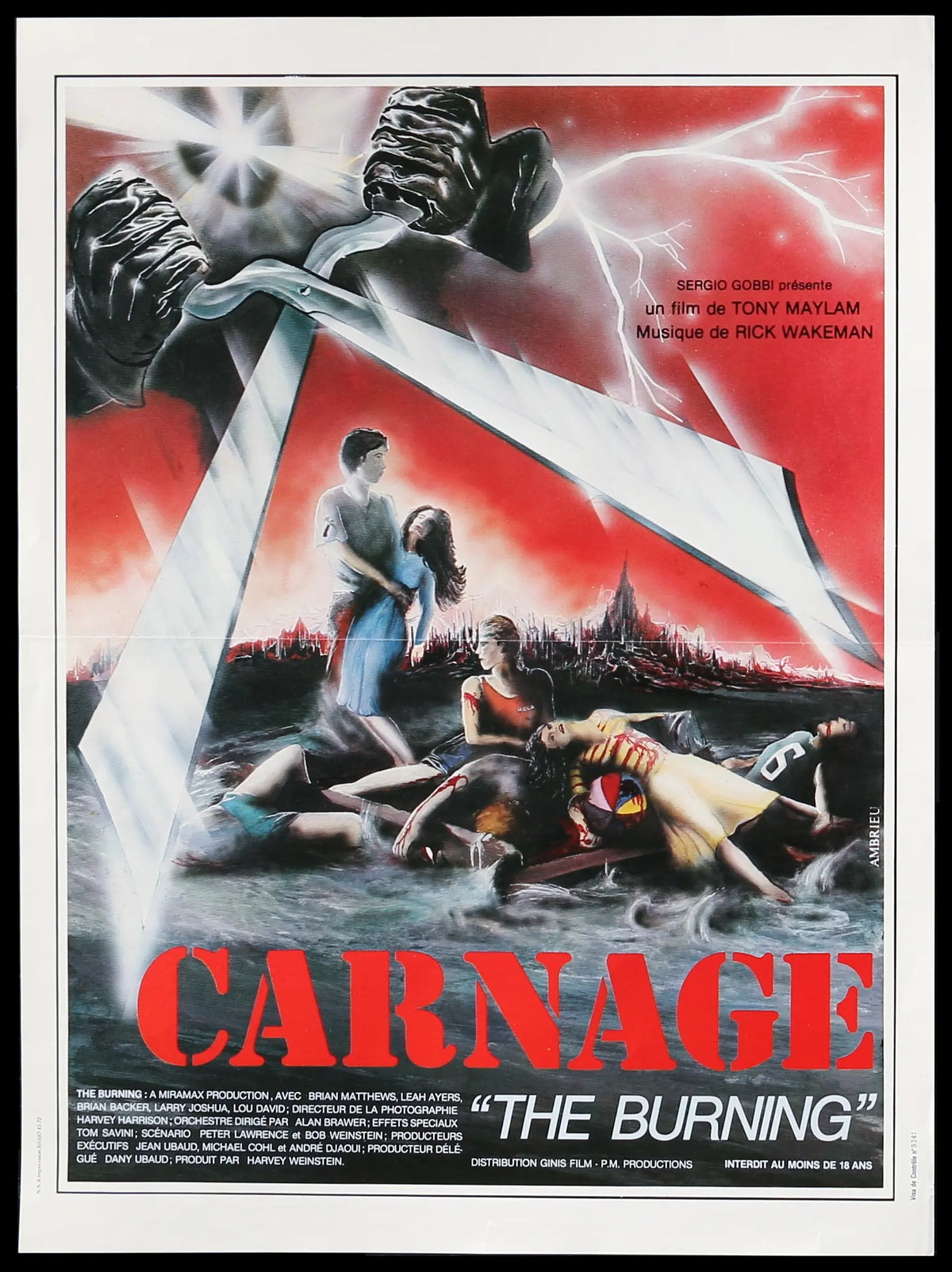 Burning (1981) original movie poster for sale at Original Film Art - Vintage Movie Posters