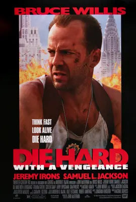 DIe Hard with a Vengeance (1995) original movie poster for sale at Original Film Art - Vintage Movie Posters