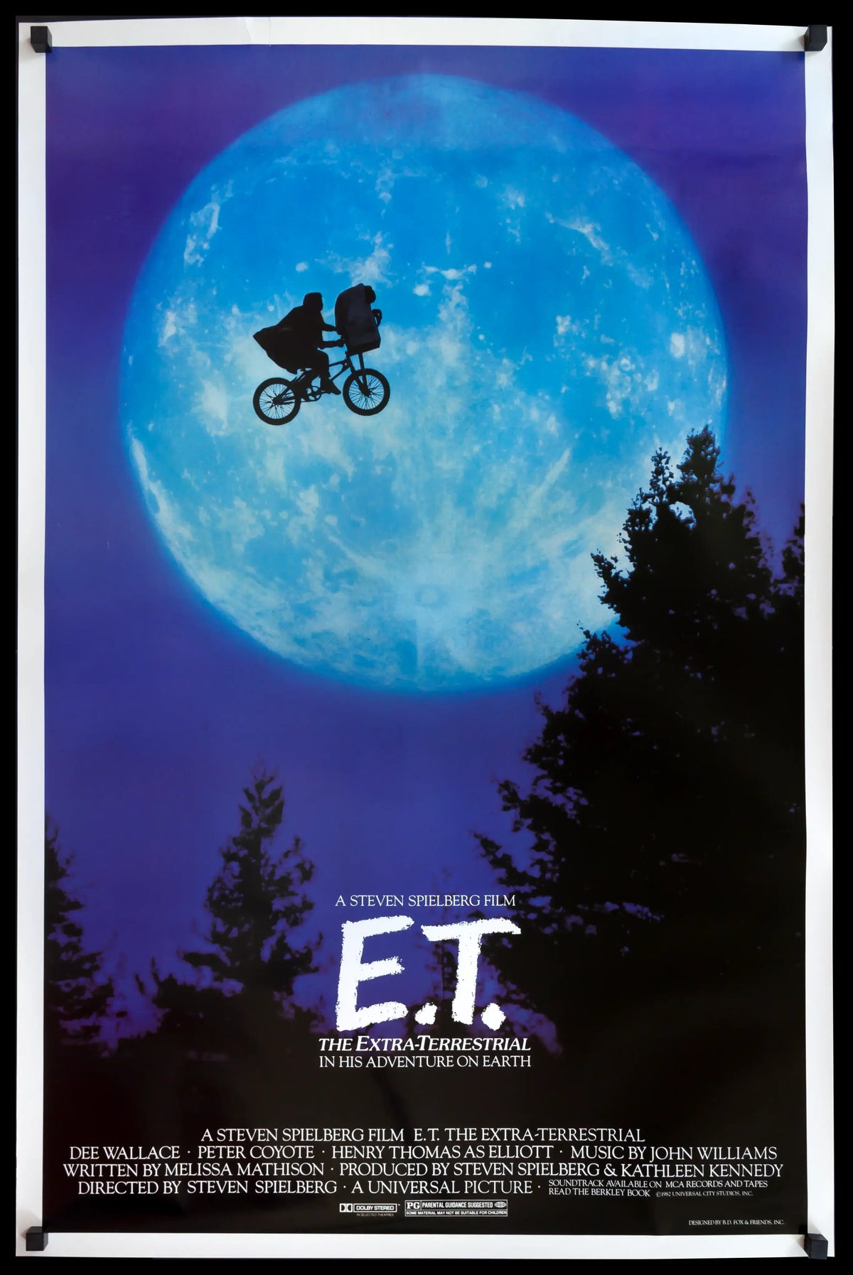E.T. The Extra Terrestrial (1982) original movie poster for sale at Original Film Art - Vintage Movie Posters