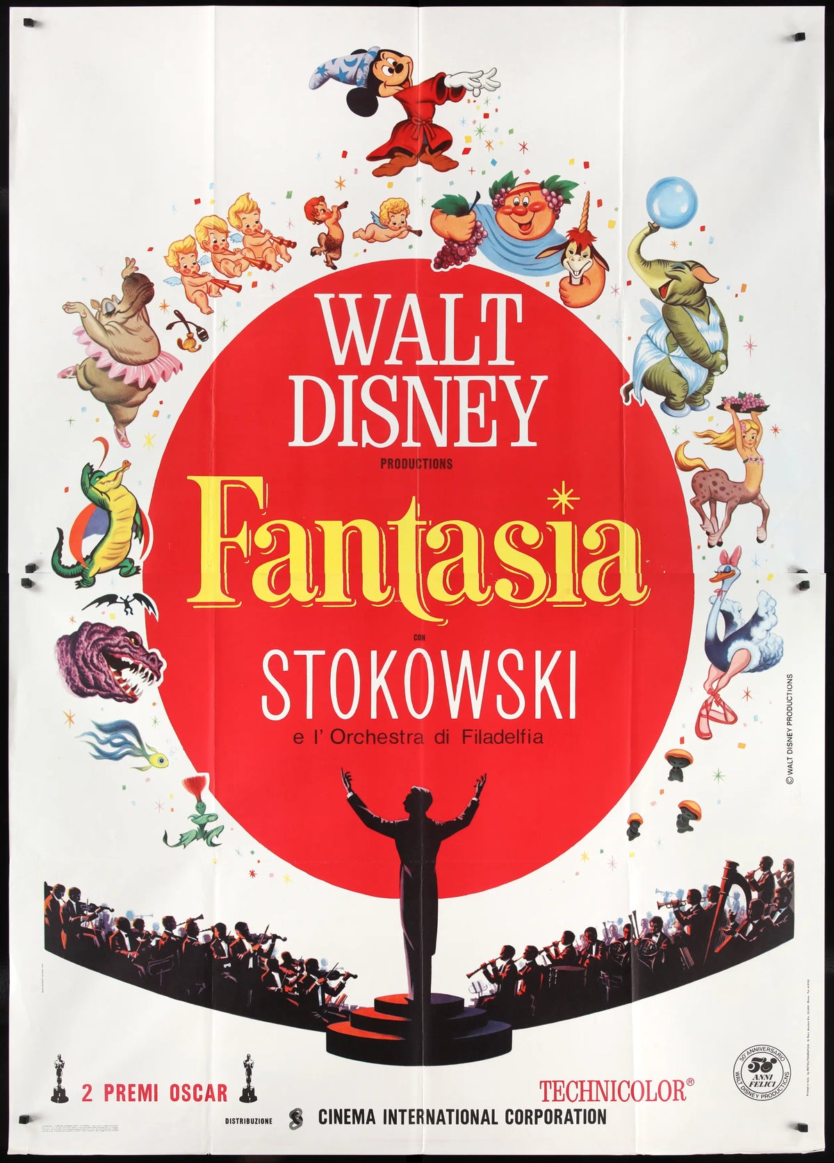 Fantasia (1940) original movie poster for sale at Original Film Art - Vintage Movie Posters