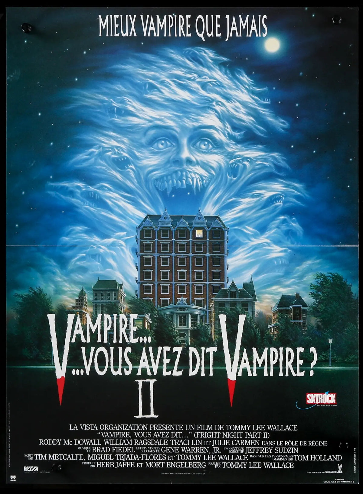 Fright Night Part II (1989) original movie poster for sale at Original Film Art - Vintage Movie Posters