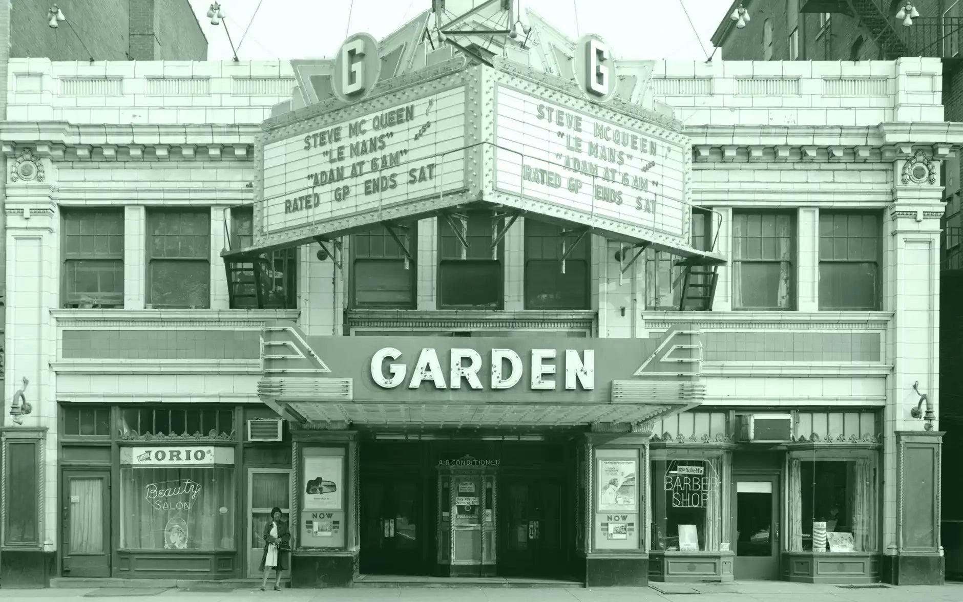Original Film Art - Vintage Movie Posters - Garden Theater, Allegheny County, PA