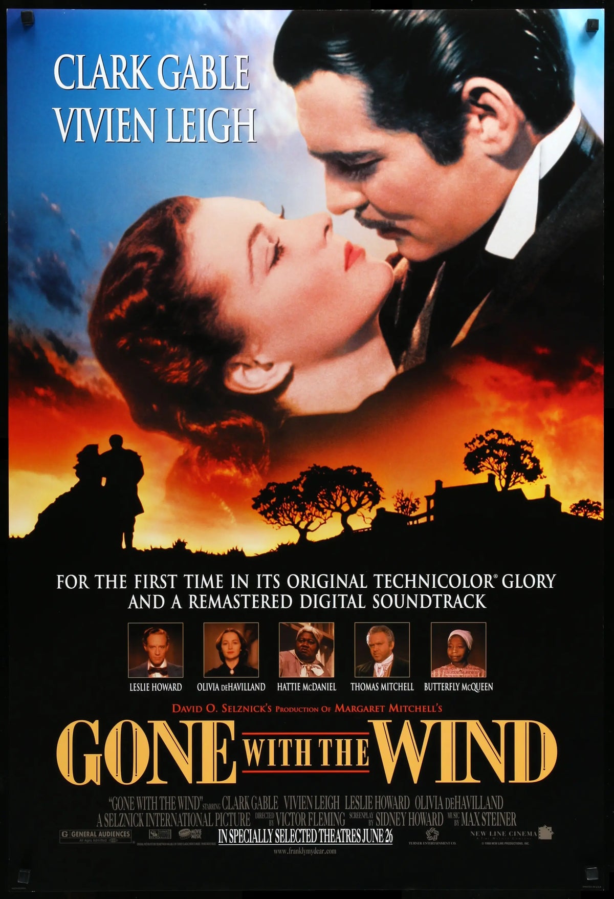 Gone with the Wind (1939) original movie poster for sale at Original Film Art