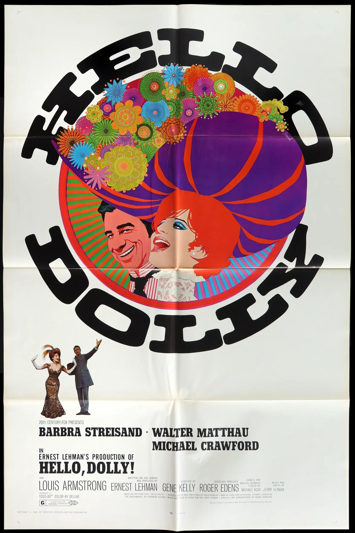 Hello, Dolly! (1969) original movie poster for sale at Original Film Art - Vintage Movie Posters
