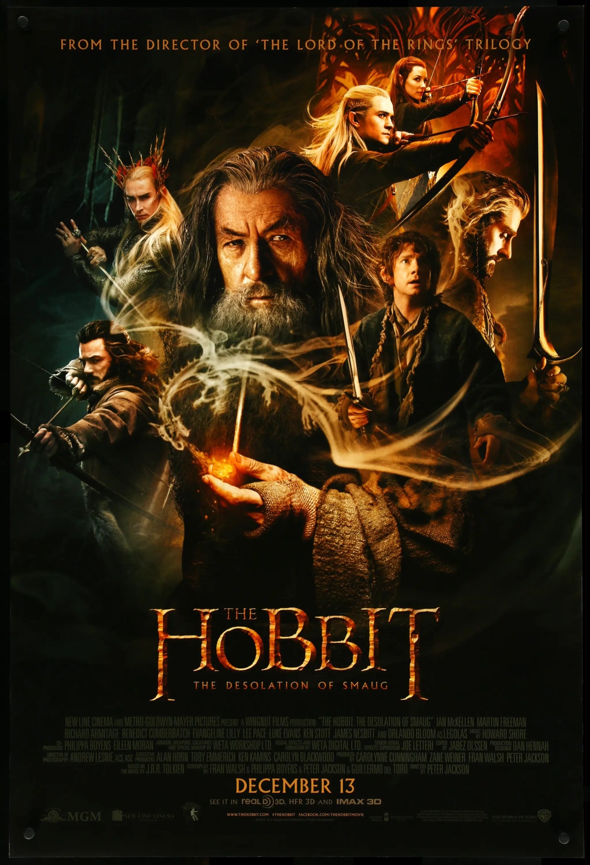 Hobbit - The Desolation of Smaug (2013) original movie poster for sale at Original Film Art - Vintage Movie Posters