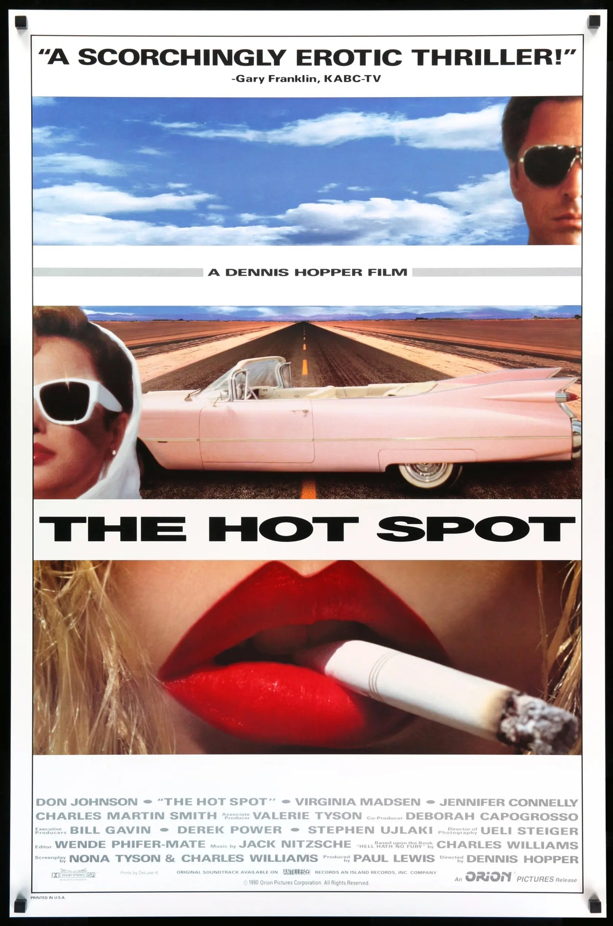 Hot Spot (1990) original movie poster for sale at Original Film Art