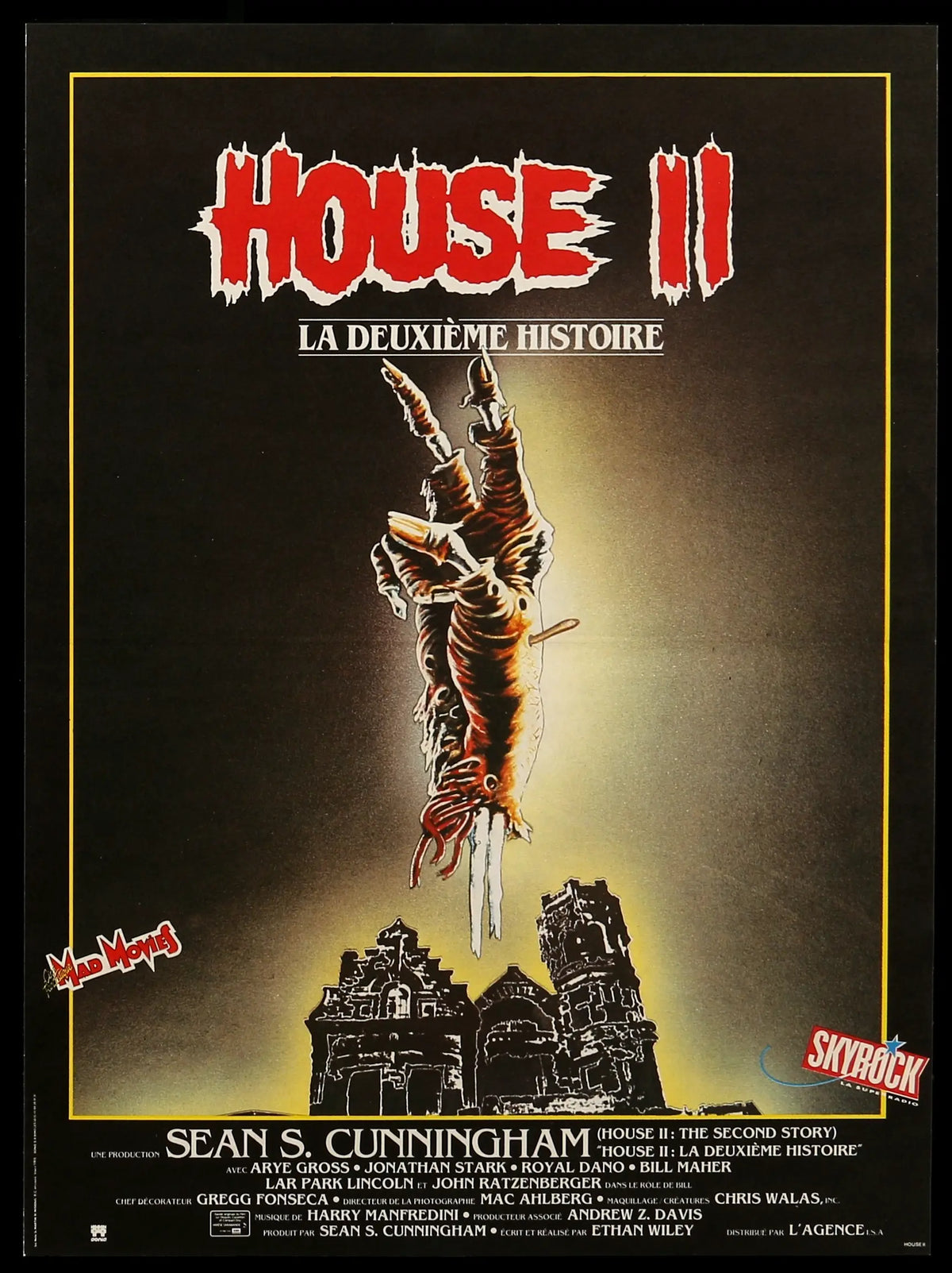 House II - The Second Story (1987) original movie poster for sale at Original Film Art - Vintage Movie Posters