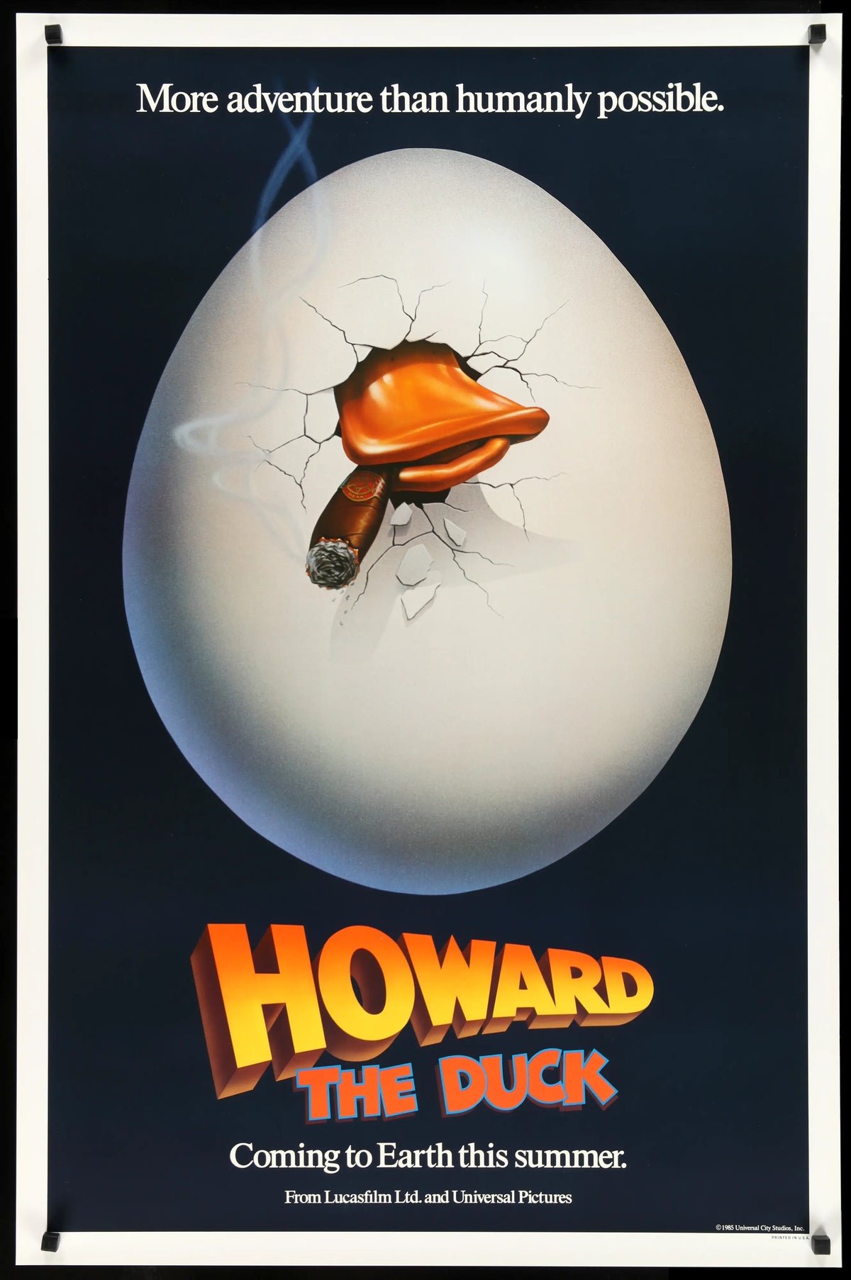Howard the Duck (1986) original movie poster for sale at Original Film Art - Vintage Movie Posters