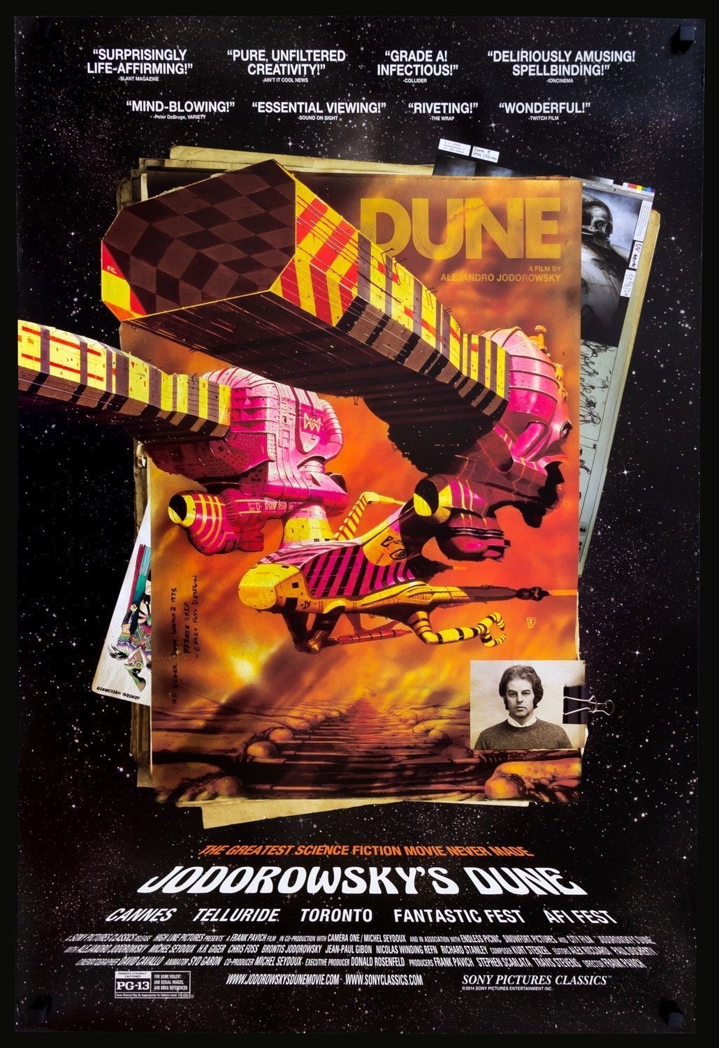Jodorowsky&#39;s Dune (2013) original movie poster for sale at Original Film Art - Vintage Movie Posters