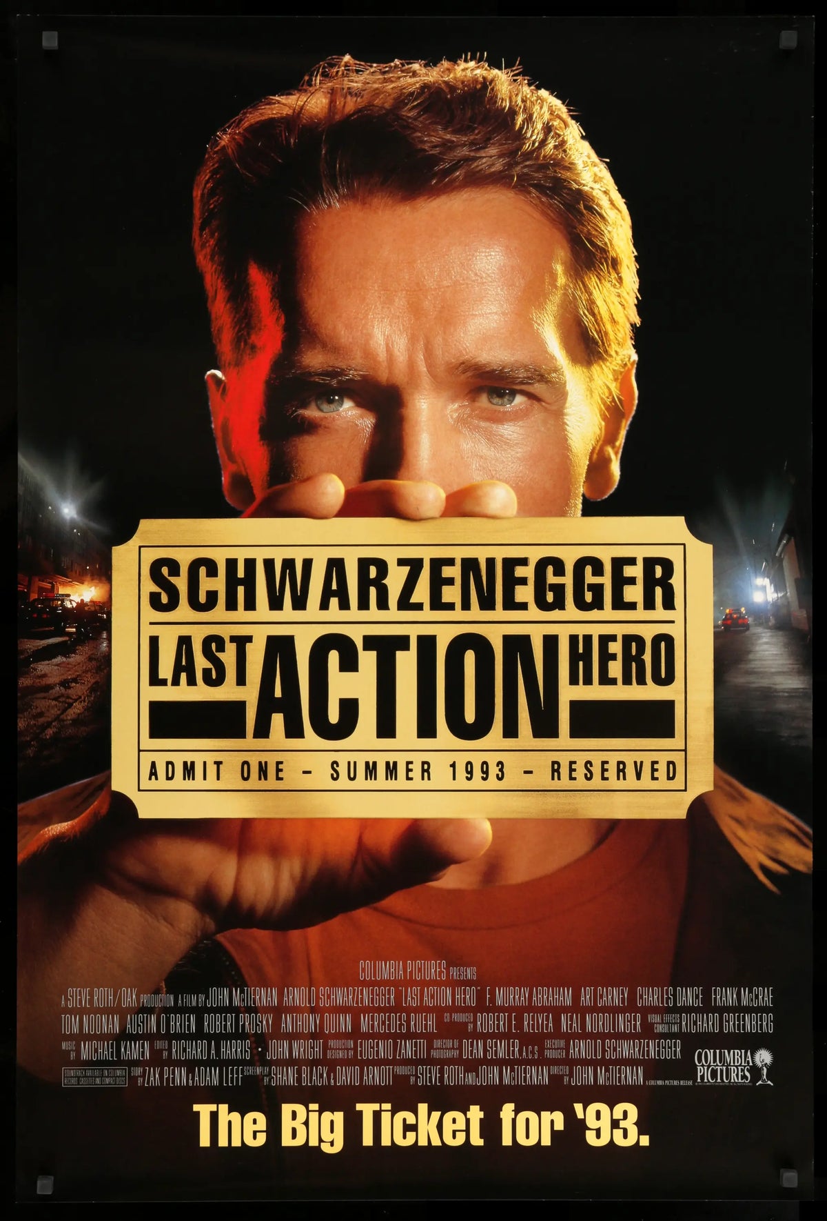 Last Action Hero (1993) original movie poster for sale at Original Film Art