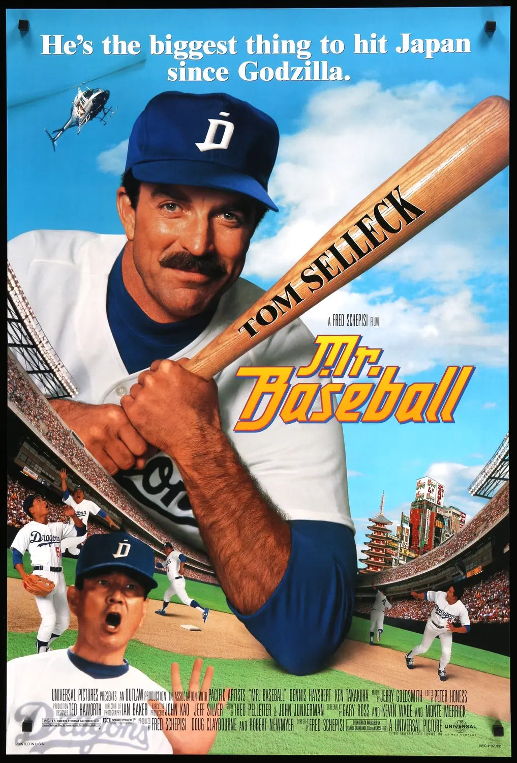 Mr. Baseball (1992) original movie poster for sale at Original Film Art