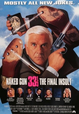 Naked Gun 33 1/3 (1994) original movie poster for sale at Original Film Art - Vintage Movie Posters