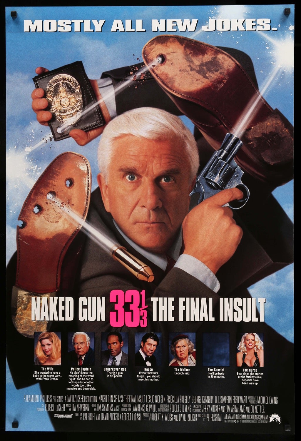 Naked Gun 33 1/3 (1994) original movie poster for sale at Original Film Art - Vintage Movie Posters