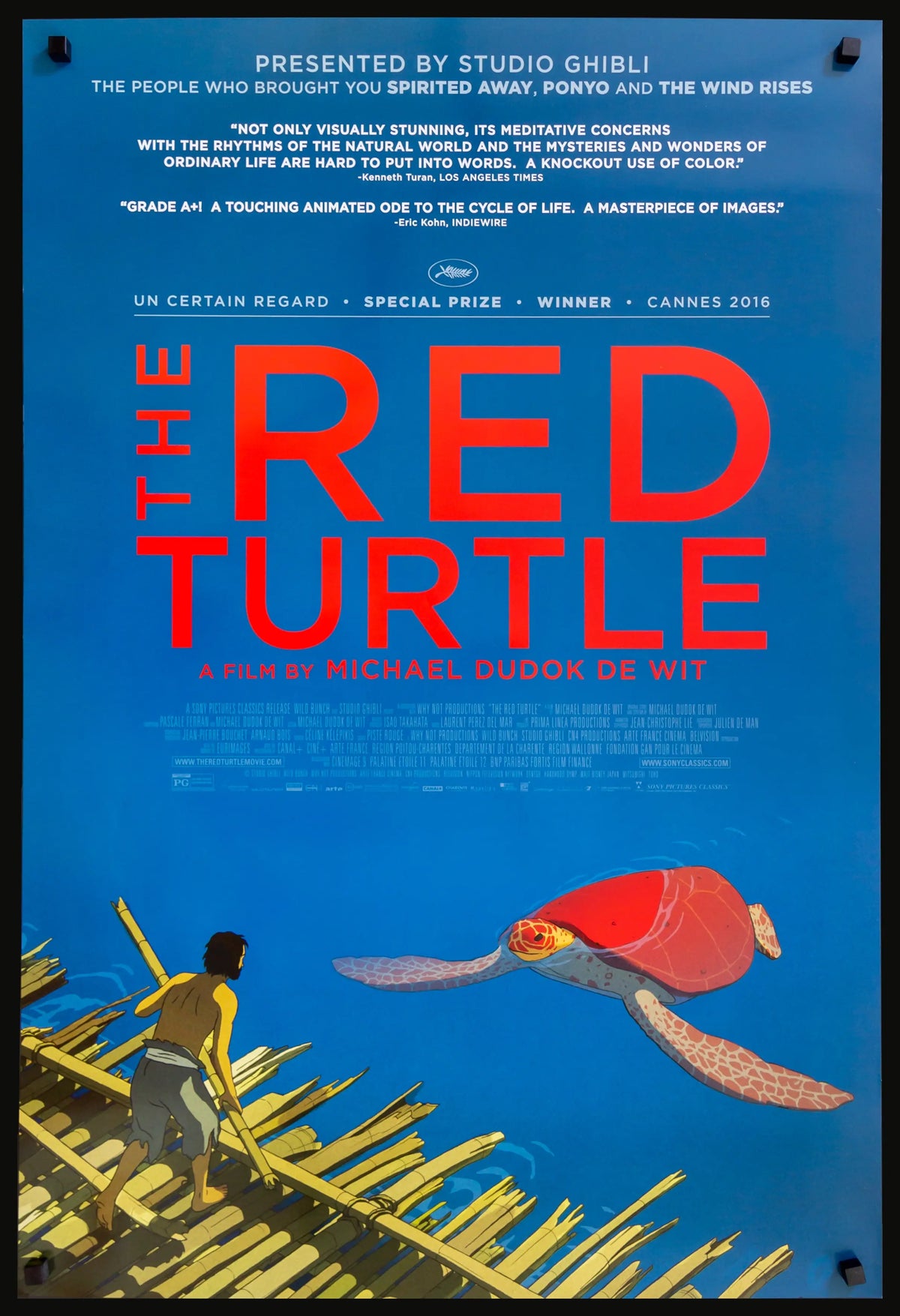 Red Turtle (2016) original movie poster for sale at Original Film Art - Vintage Movie Posters