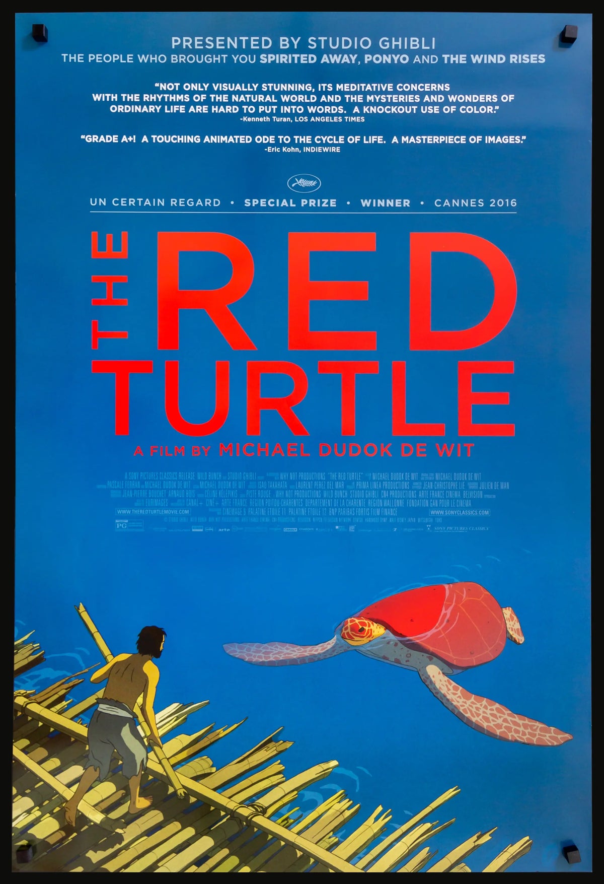 Red Turtle (2016) original movie poster for sale at Original Film Art