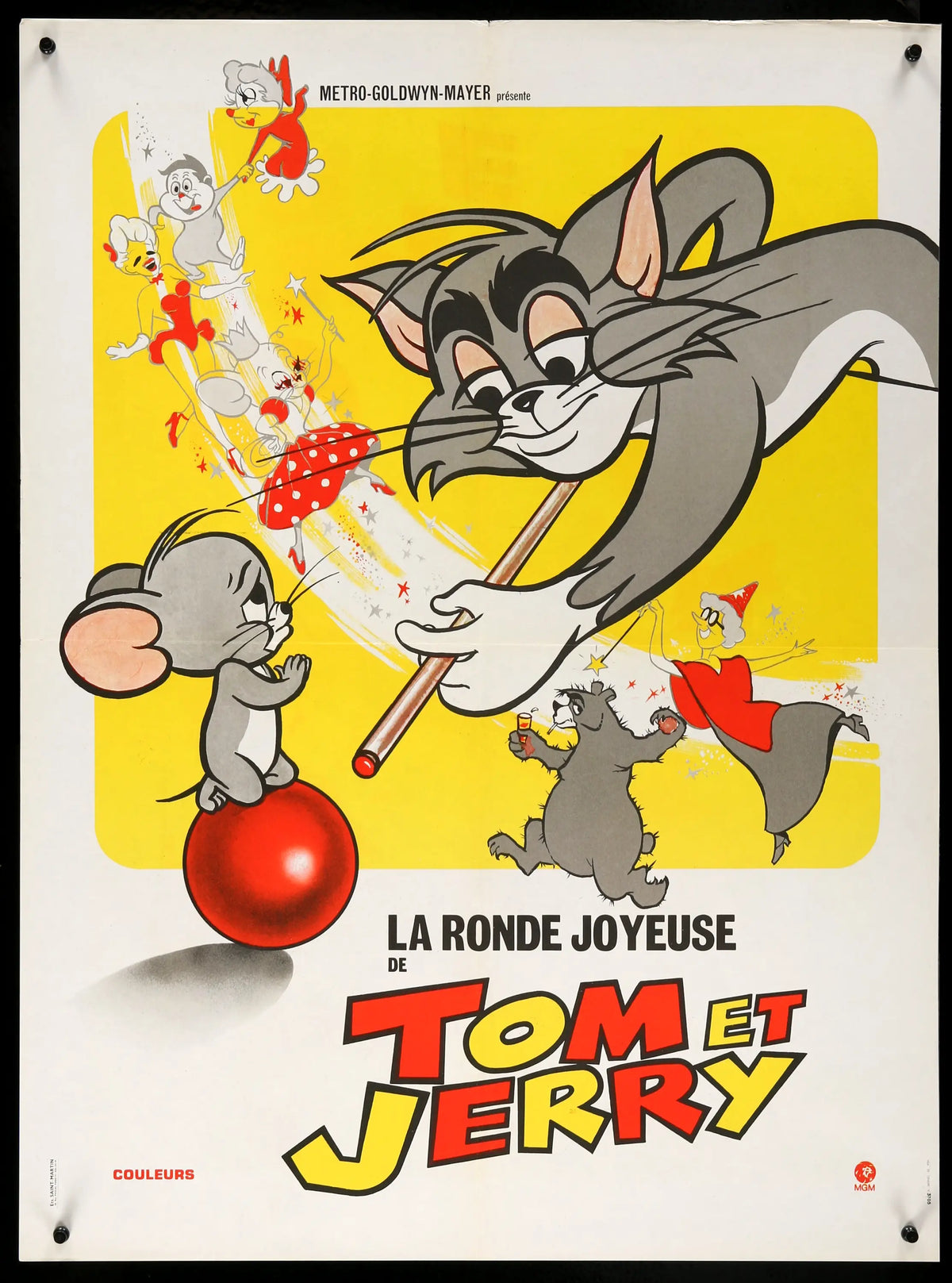 La Ronde Joyeuse de Tom Et Jerry (1970) original movie poster for sale at Original Film Art - Vintage Movie Posters