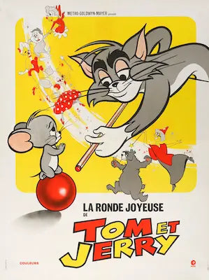 Where Are Tom And Jerry 1981 Original Yugoslavian Movie Poster Where Are Tom And Jerry 1981 Original Yugoslavian Movie Poster