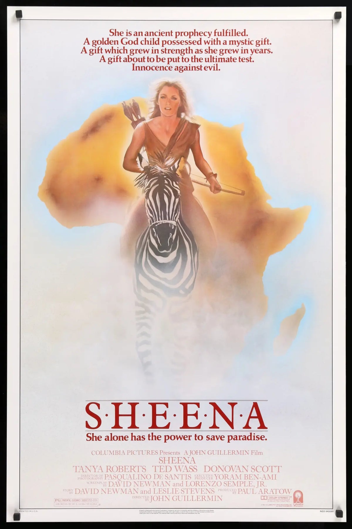 Sheena (1984) original movie poster for sale at Original Film Art - Vintage Movie Posters