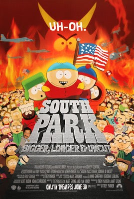 South Park: Bigger, Longer and Uncut (1999) original movie poster for sale at Original Film Art - Vintage Movie Posters