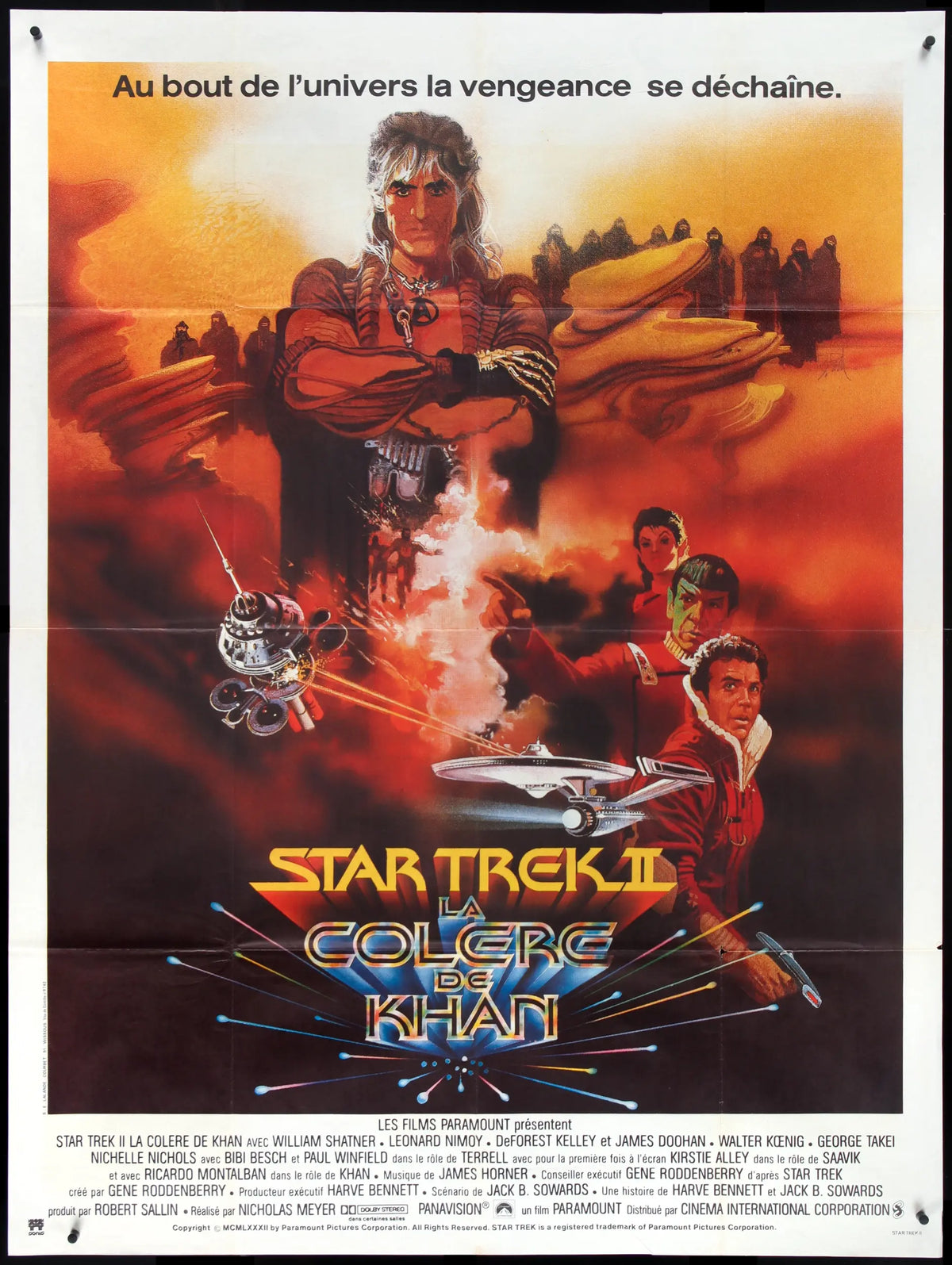 Star Trek II: The Wrath of Khan (1982) original movie poster for sale at Original Film Art - Vintage Movie Posters