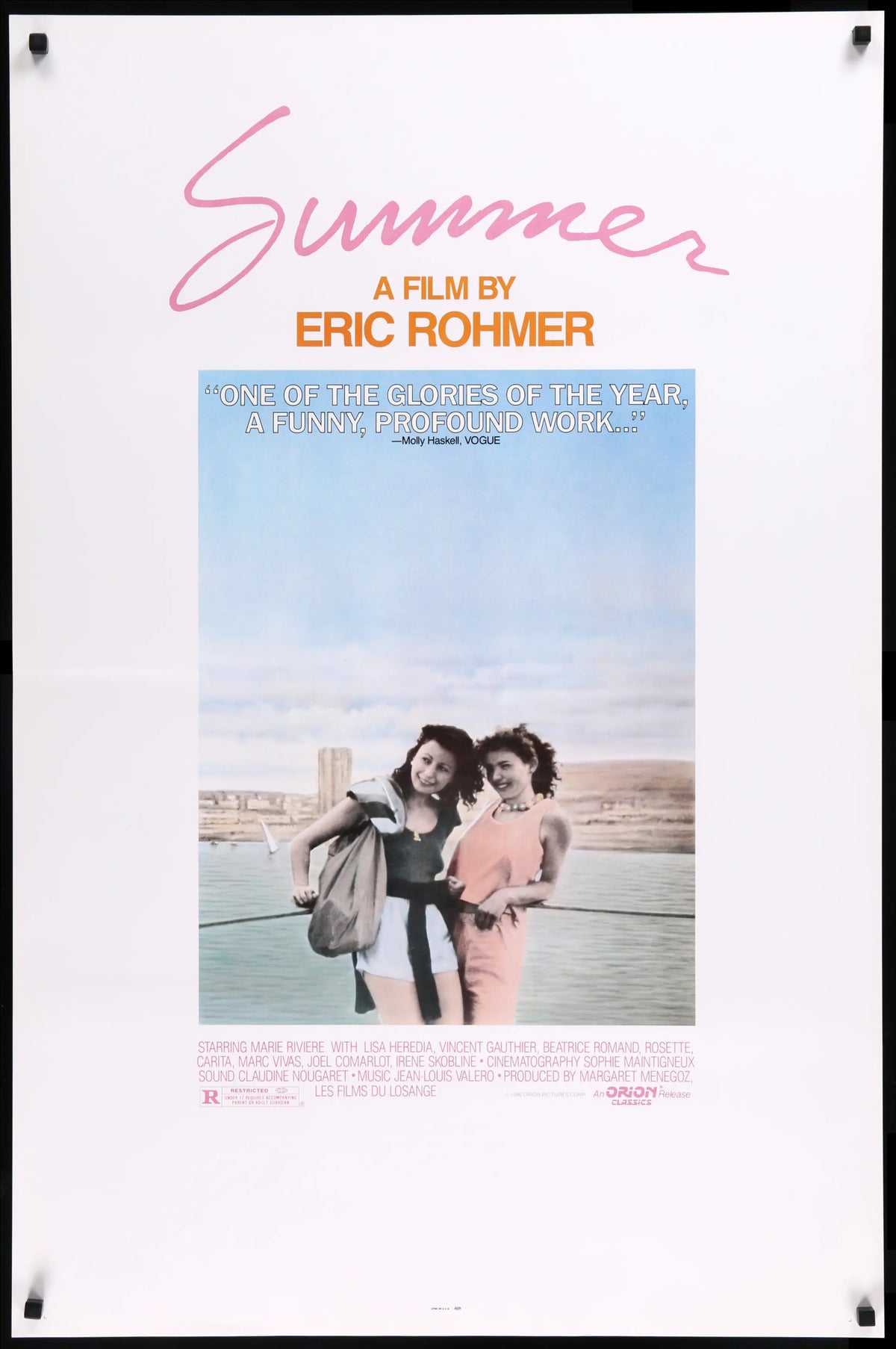 Summer (1986) original movie poster for sale at Original Film Art - Vintage Movie Posters