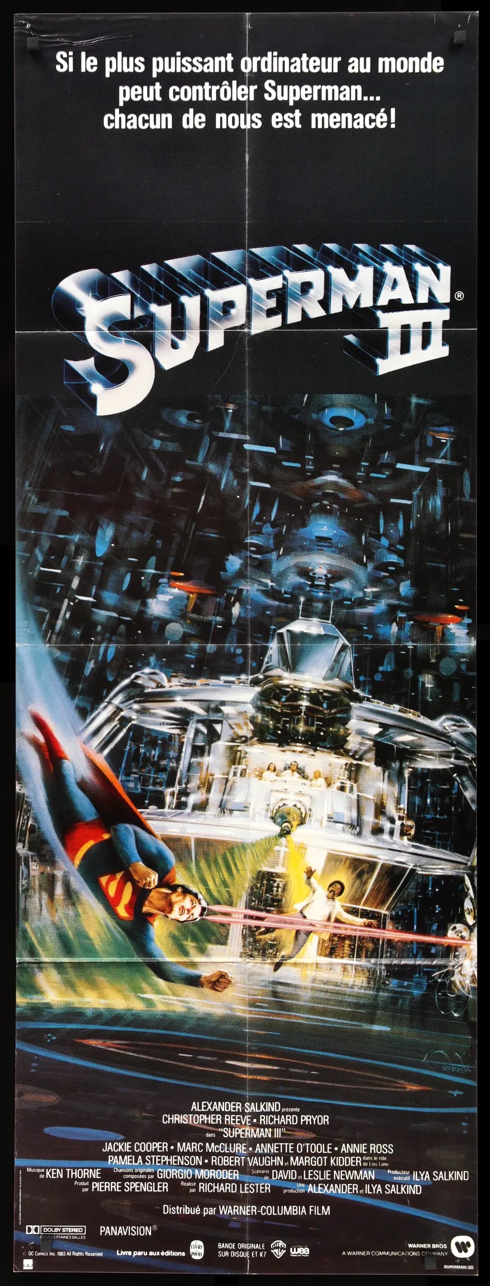 Superman III (1983) original movie poster for sale at Original Film Art - Vintage Movie Posters