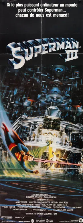 Superman III (1983) original movie poster for sale at Original Film Art - Vintage Movie Posters
