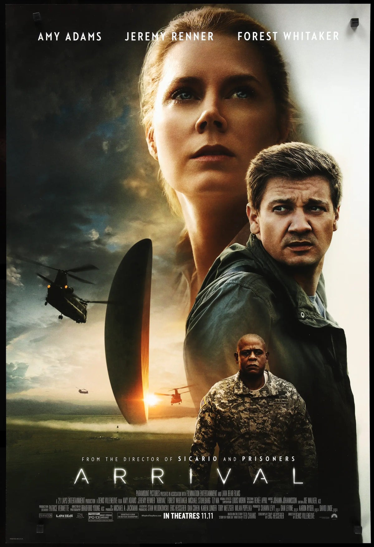 Arrival (2016) original movie poster for sale at Original Film Art - Vintage Movie Posters