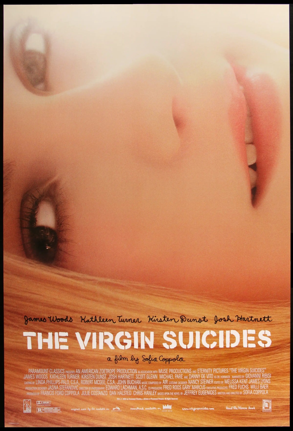 Virgin Suicides (1999) original movie poster for sale at Original Film Art - Vintage Movie Posters