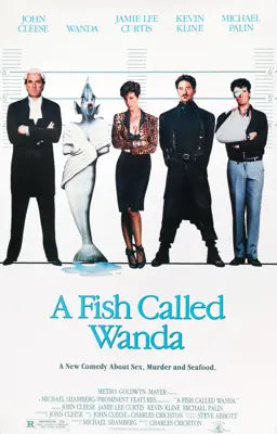 Fish Called Wanda (1988) original movie poster for sale at Original Film Art