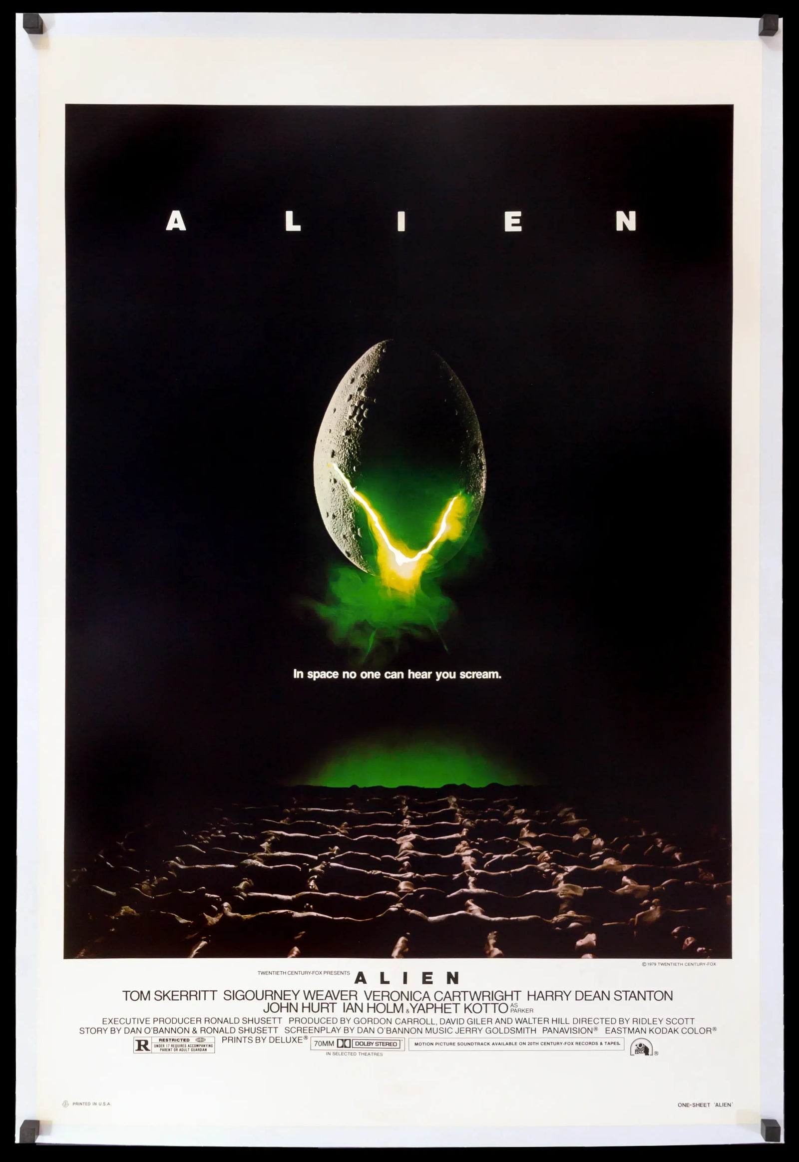 Alien (1979) original movie poster for sale at Original Film Art - Vintage Movie Posters
