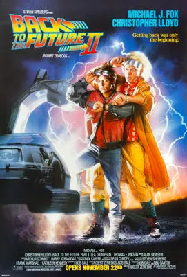Back to the Future Part 2 (1989) original movie poster for sale at Original Film Art - Vintage Movie Posters