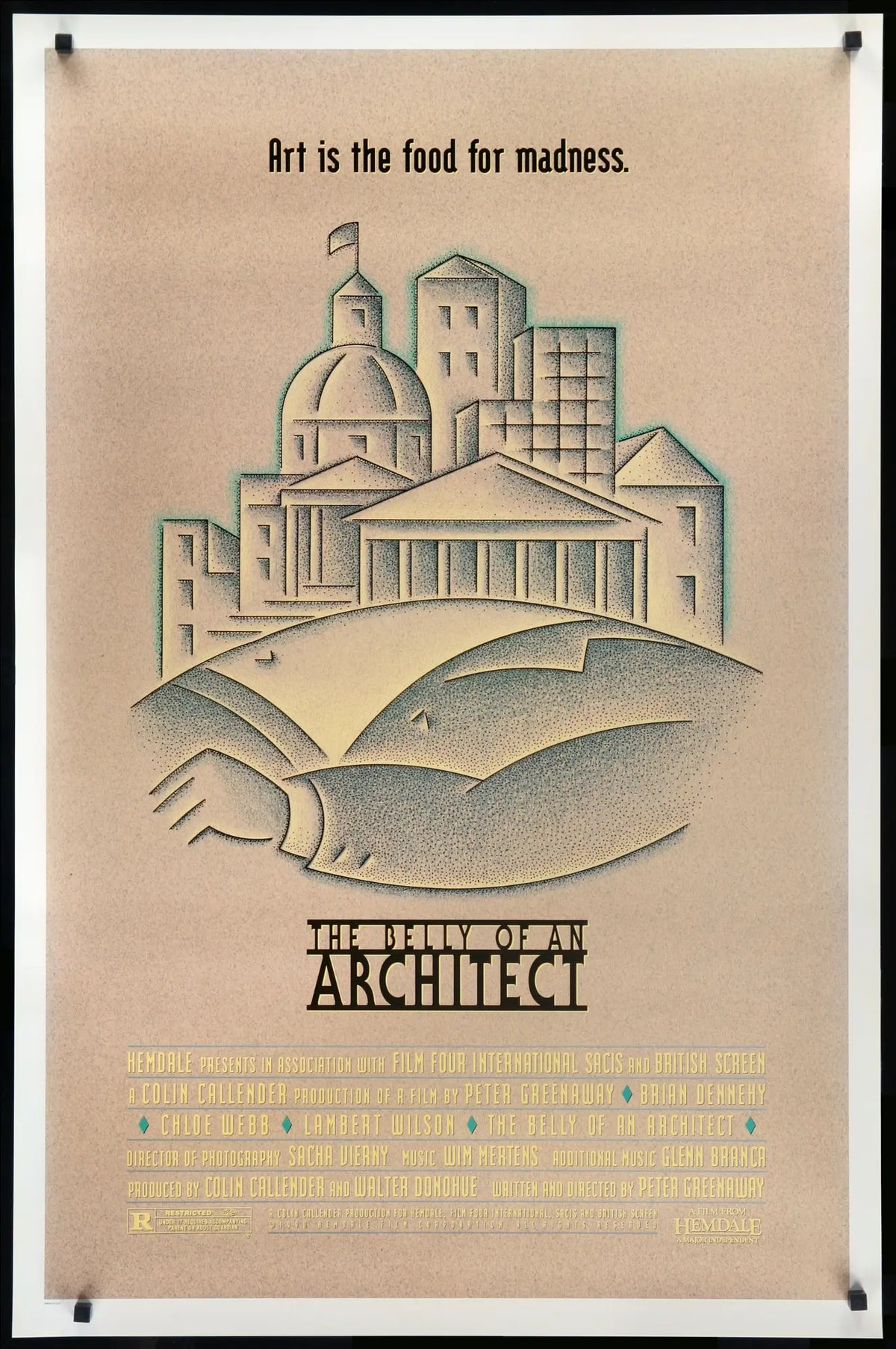 Belly of an Architect (1987) original movie poster for sale at Original Film Art