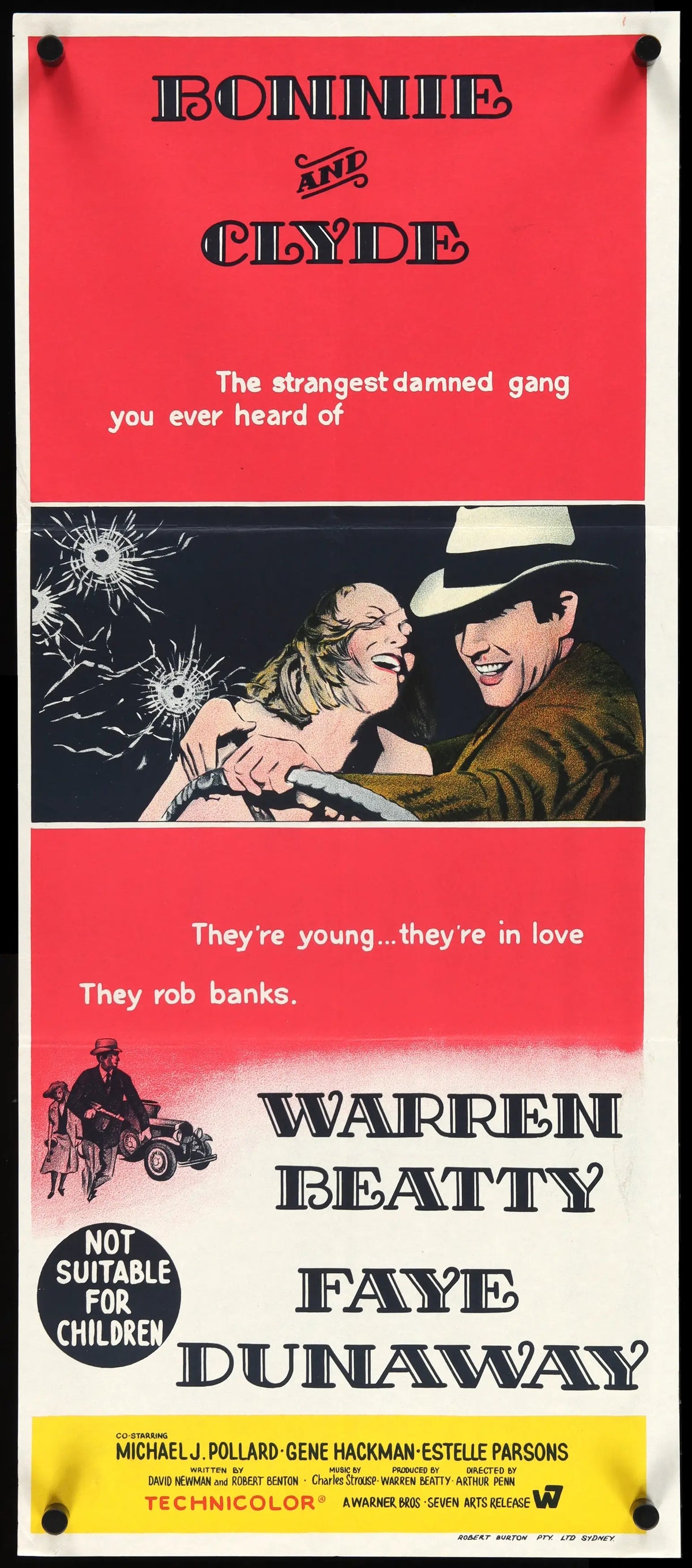 Bonnie and Clyde (1967) original movie poster for sale at Original Film Art - Vintage Movie Posters