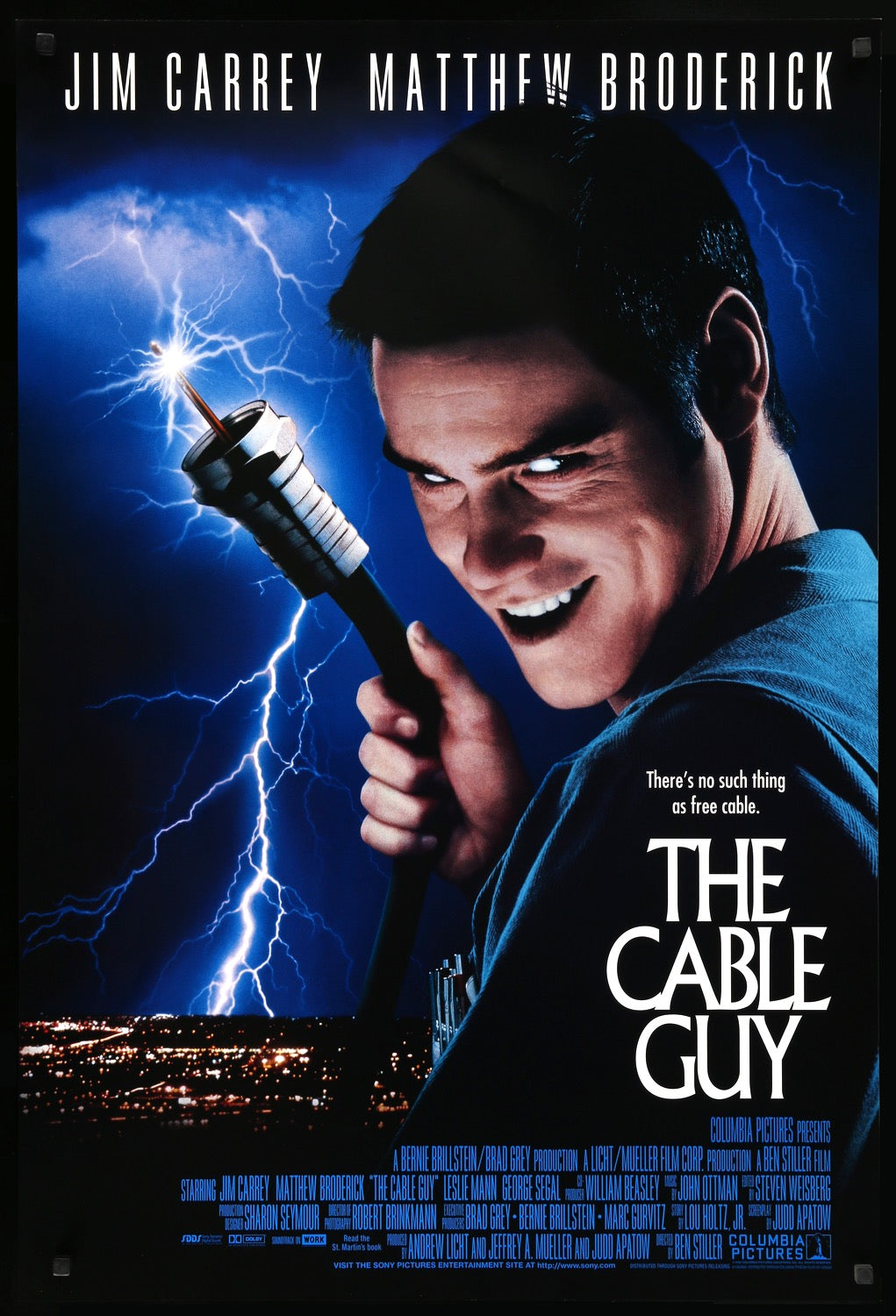 Cable Guy (1995) original movie poster for sale at Original Film Art - Vintage Movie Posters