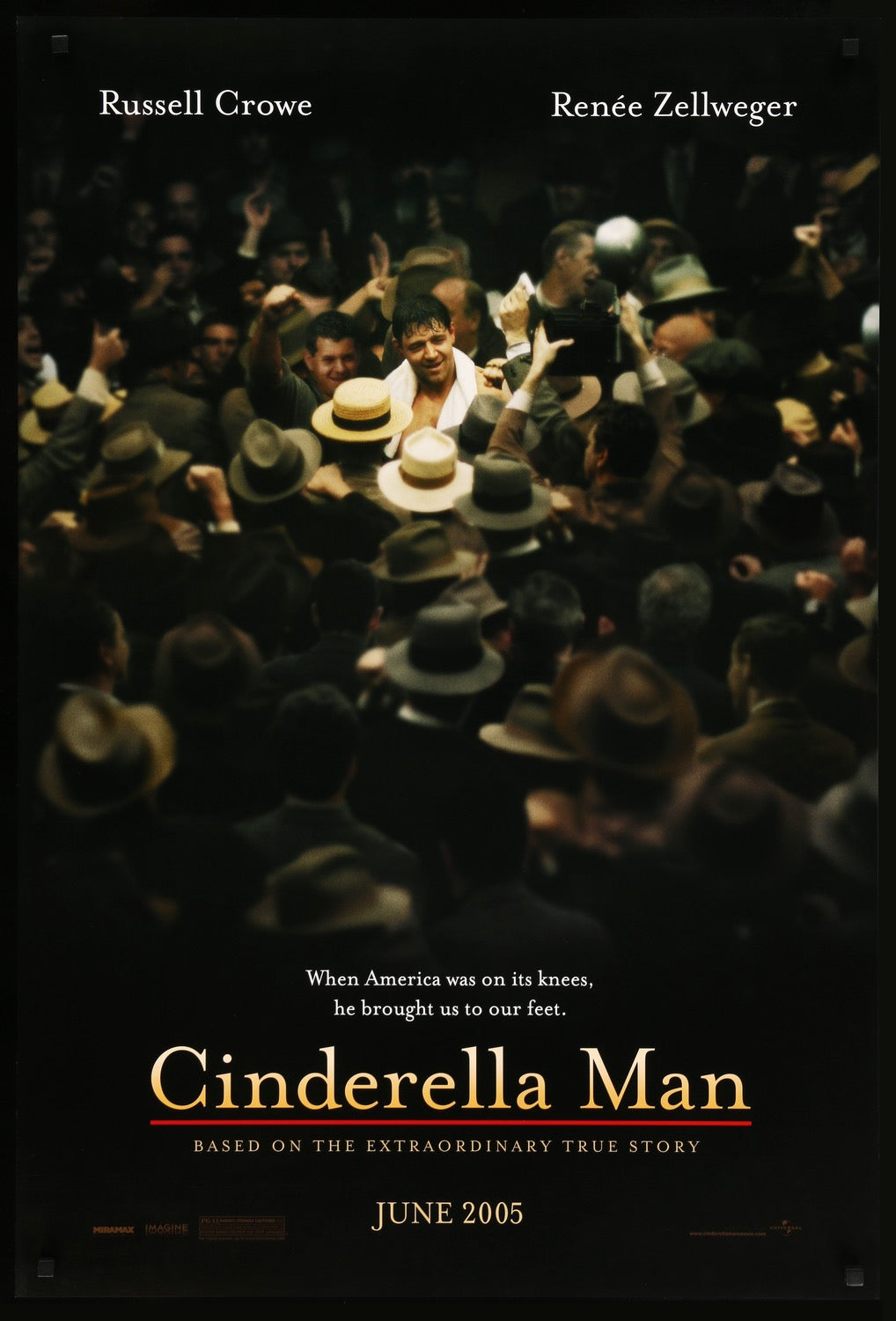 Cinderella Man (2005) original movie poster for sale at Original Film Art - Vintage Movie Posters
