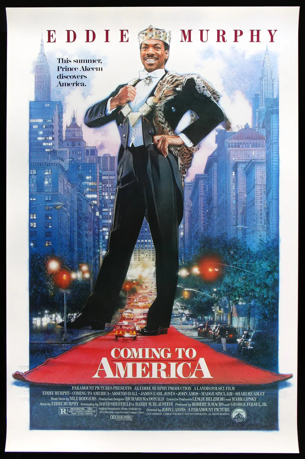 Coming to America (1988) original movie poster for sale at Original Film Art - Vintage Movie Posters