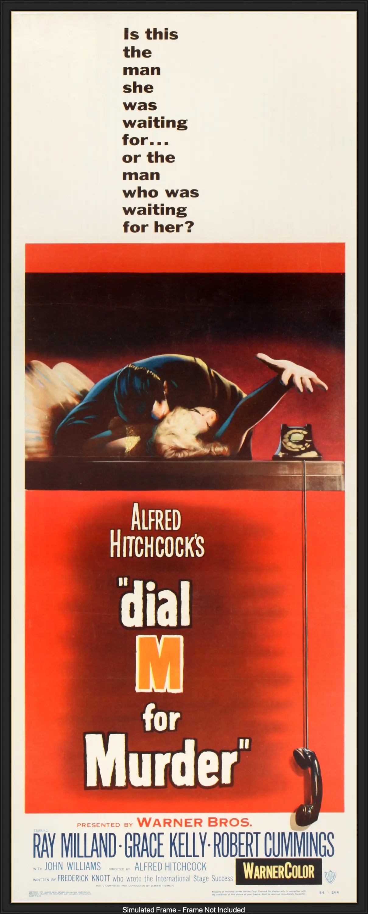 Dial M for Murder (1954) original movie poster for sale at Original Film Art