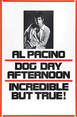 Dog Day Afternoon (1975) original movie poster for sale at Original Film Art - Vintage Movie Posters