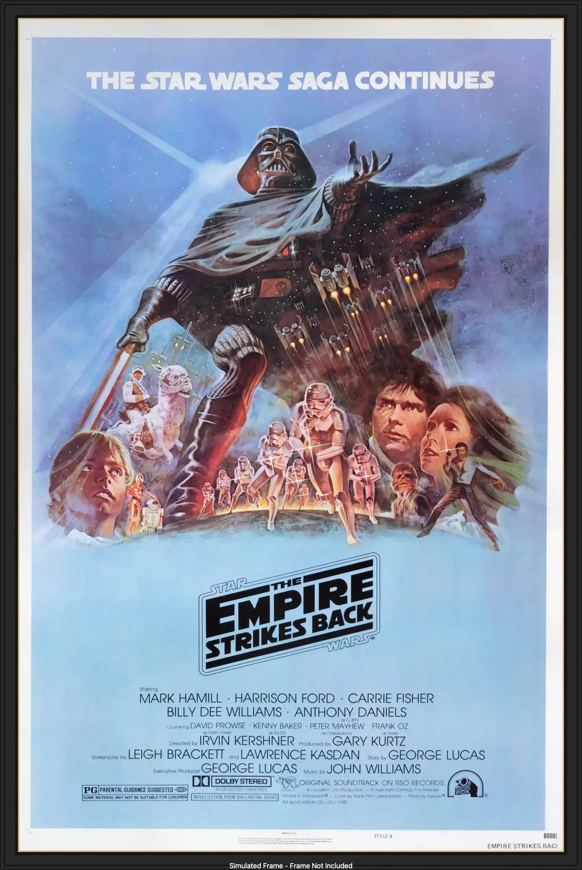 Empire Strikes Back (1980) original movie poster for sale at Original Film Art - Vintage Movie Posters