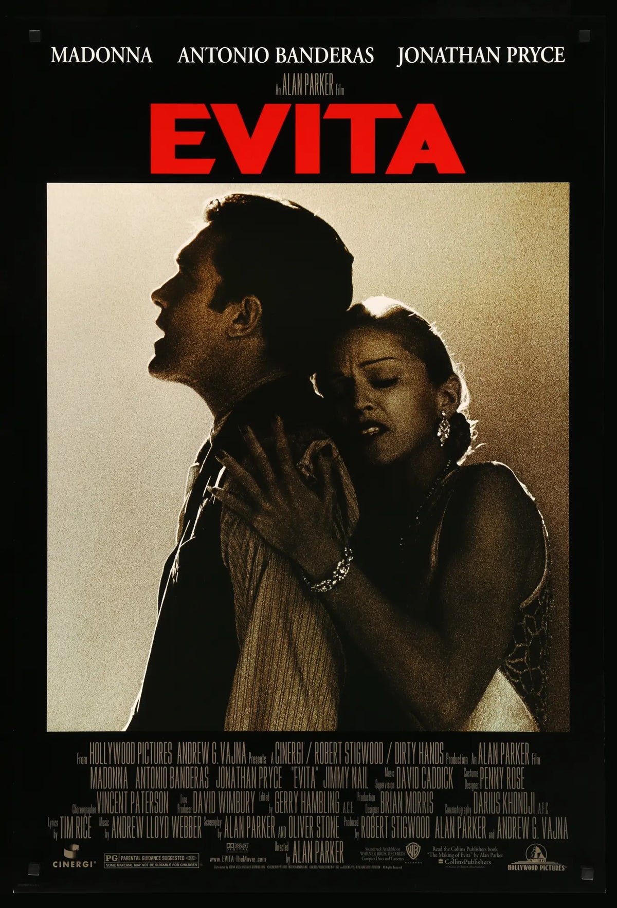 Evita (1996) original movie poster for sale at Original Film Art