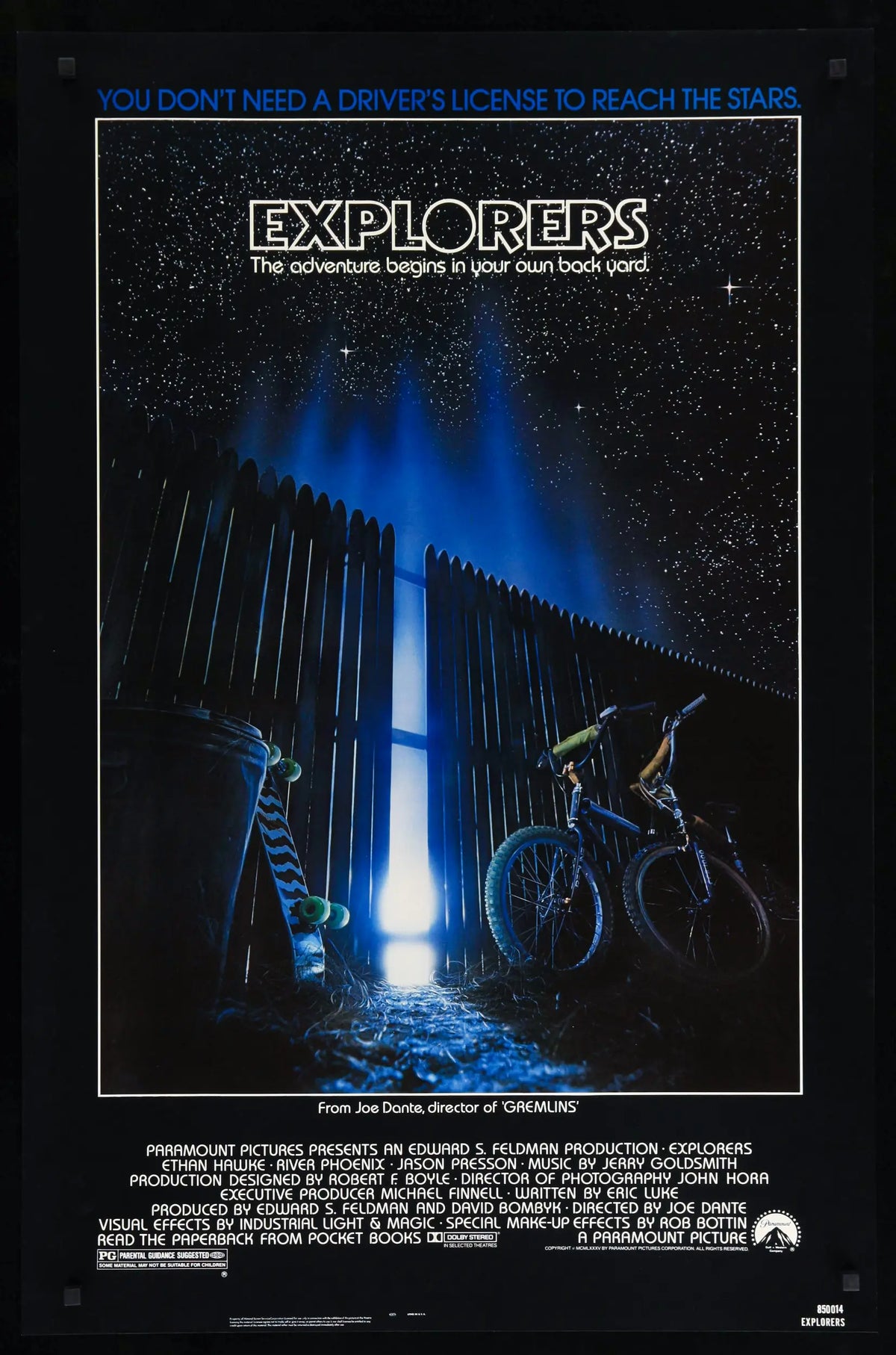 Explorers (1985) original movie poster for sale at Original Film Art - Vintage Movie Posters