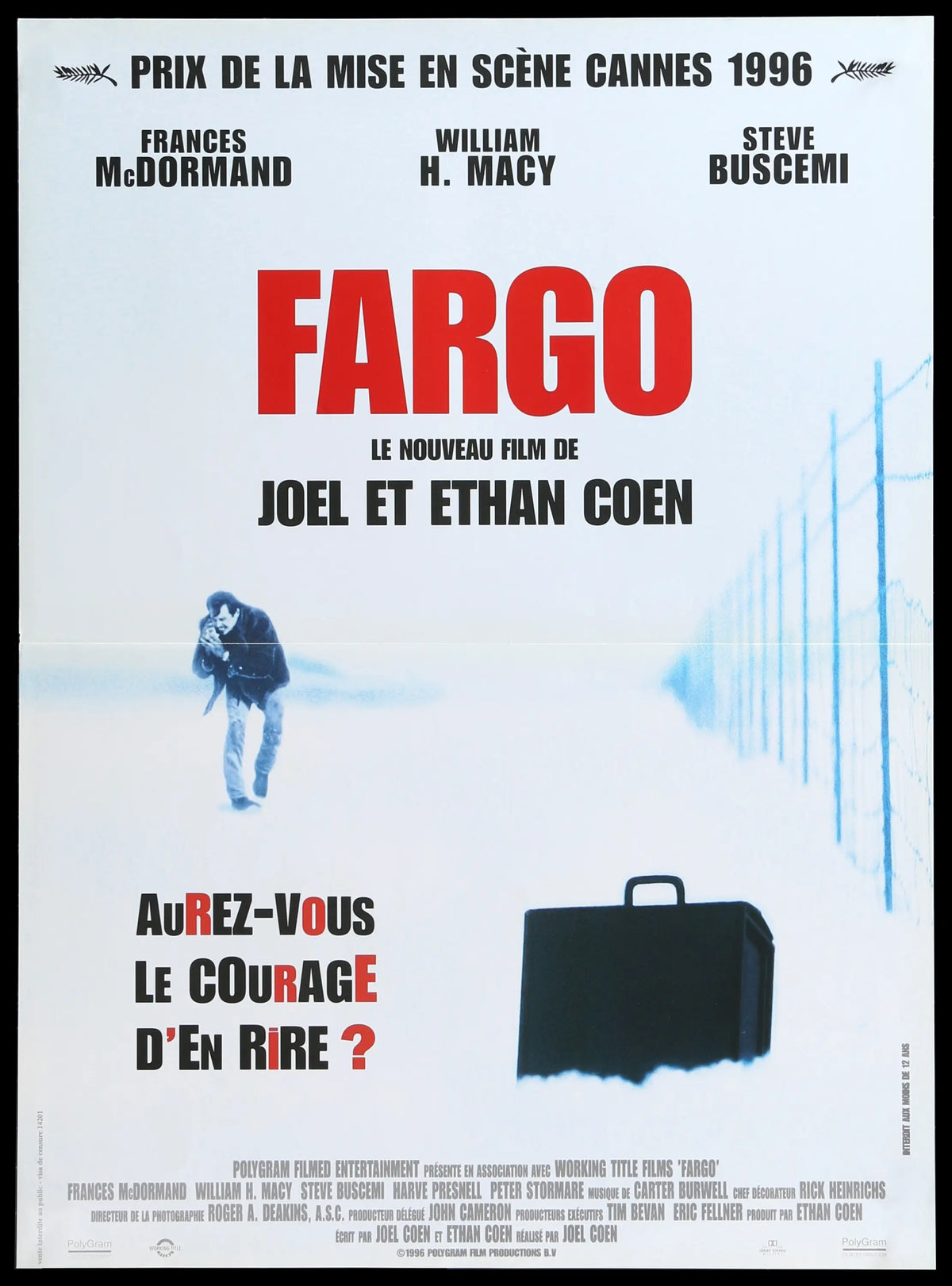Fargo (1996) original movie poster for sale at Original Film Art - Vintage Movie Posters