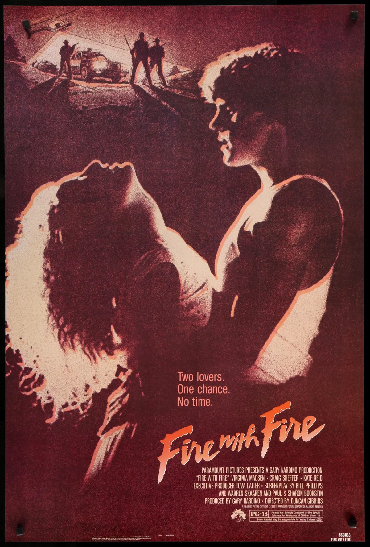 Fire with Fire (1986) original movie poster for sale at Original Film Art - Vintage Movie Posters