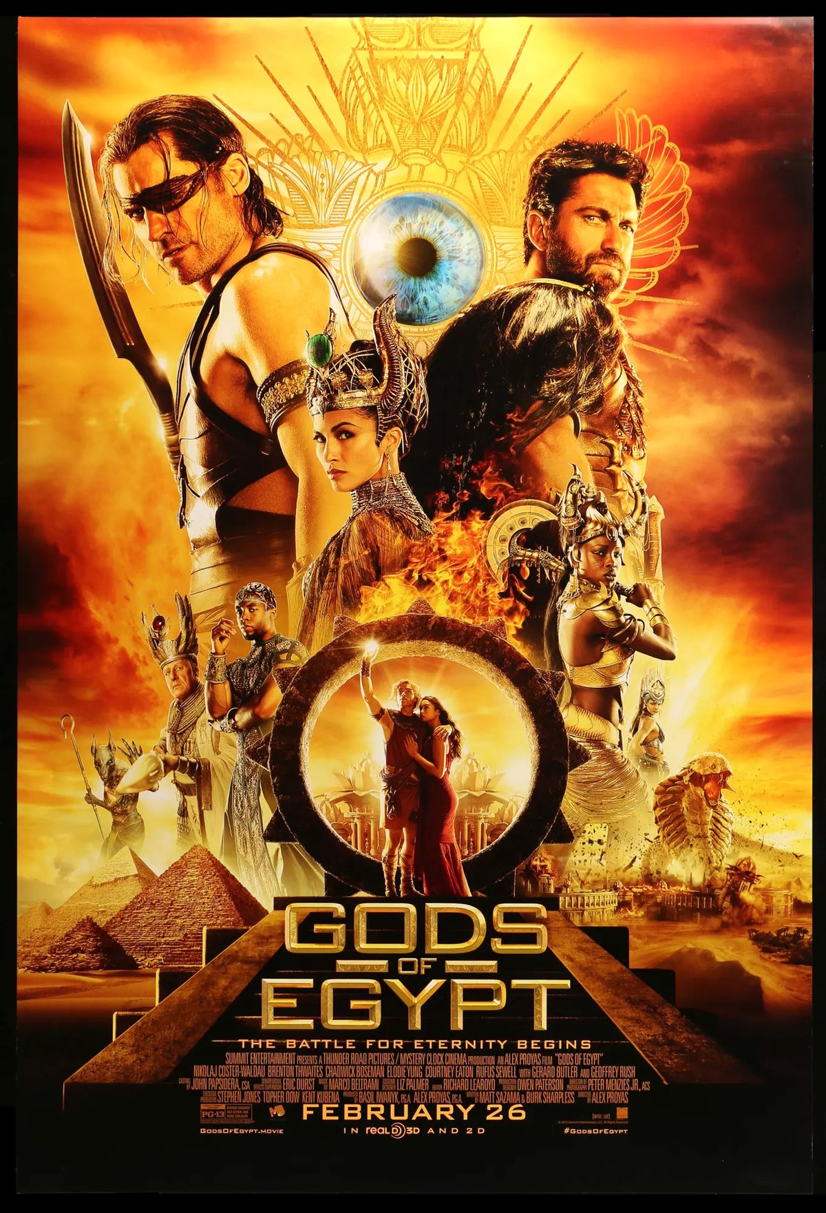 Gods of Egypt (2016) original movie poster for sale at Original Film Art - Vintage Movie Posters