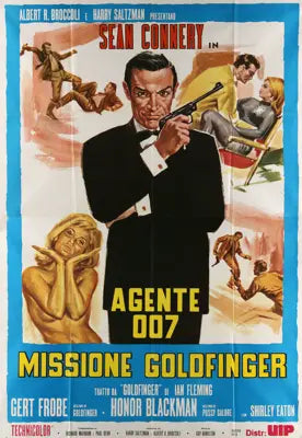 Goldfinger (1964) original movie poster for sale at Original Film Art - Vintage Movie Posters
